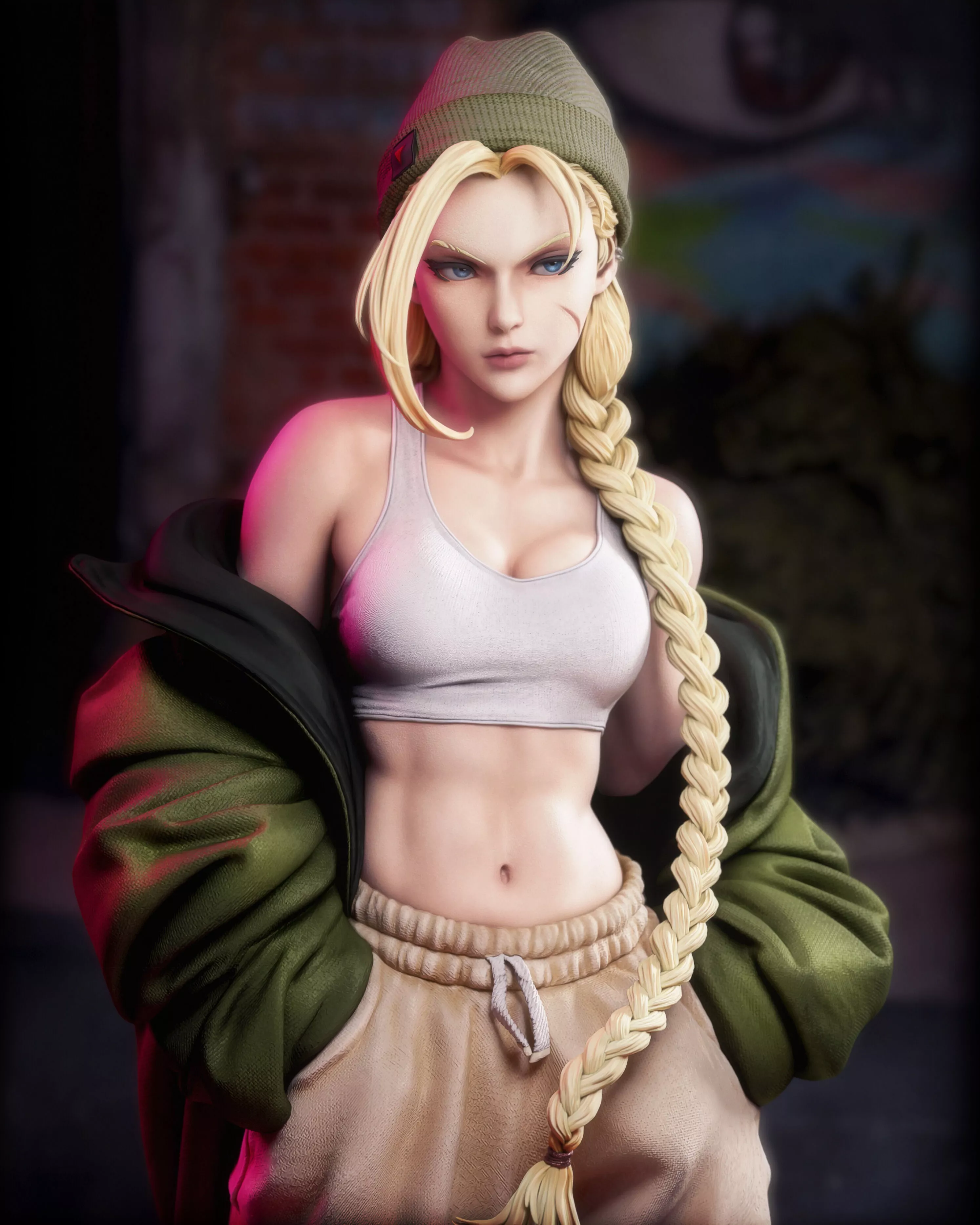 StreetWear Cammy 3D Print 3D print model