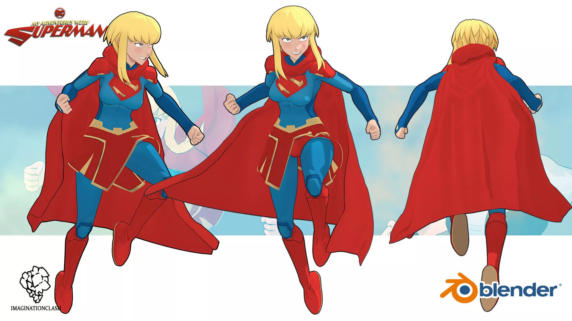 Supergirl kara zor-el 3D model