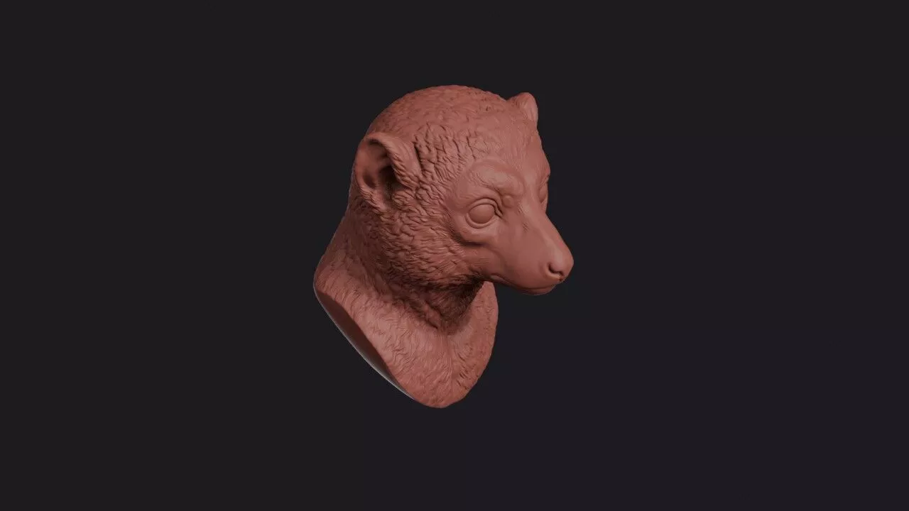 Sifaka Head 3D print model