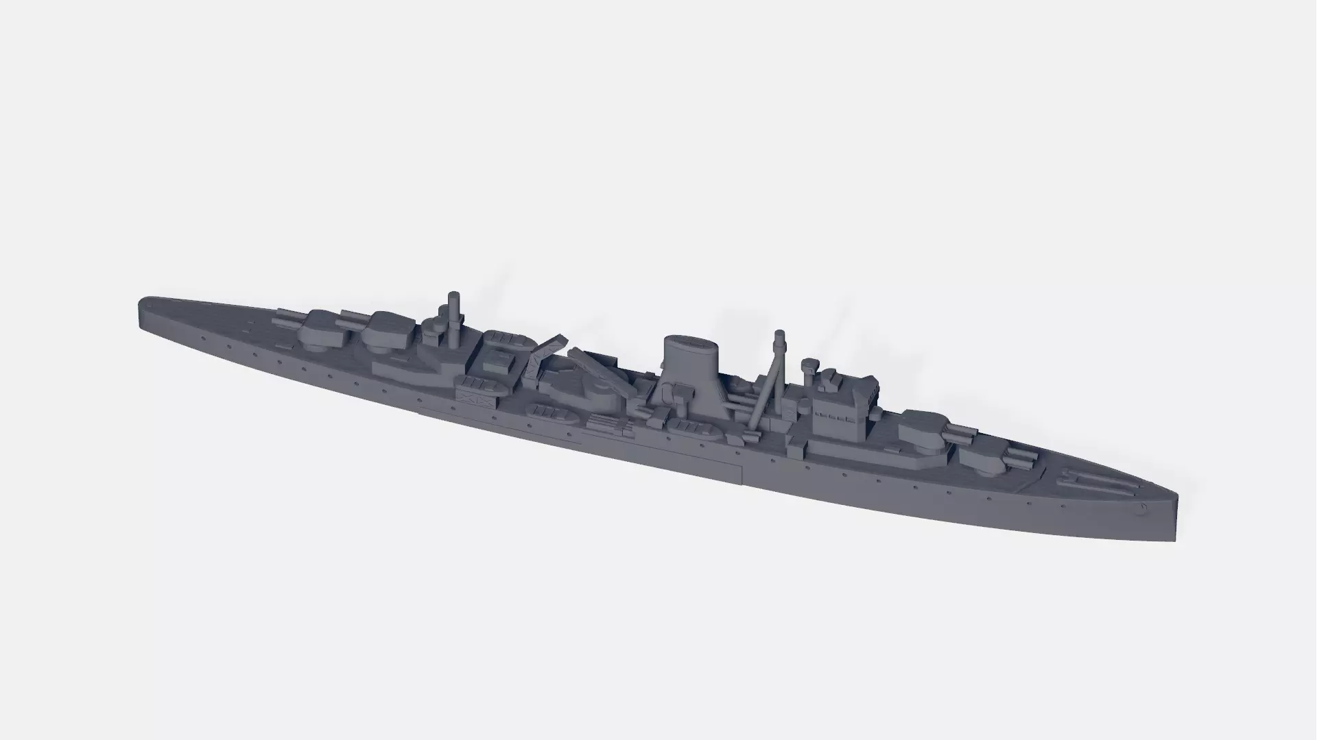 HMNZS Lender 3D print model