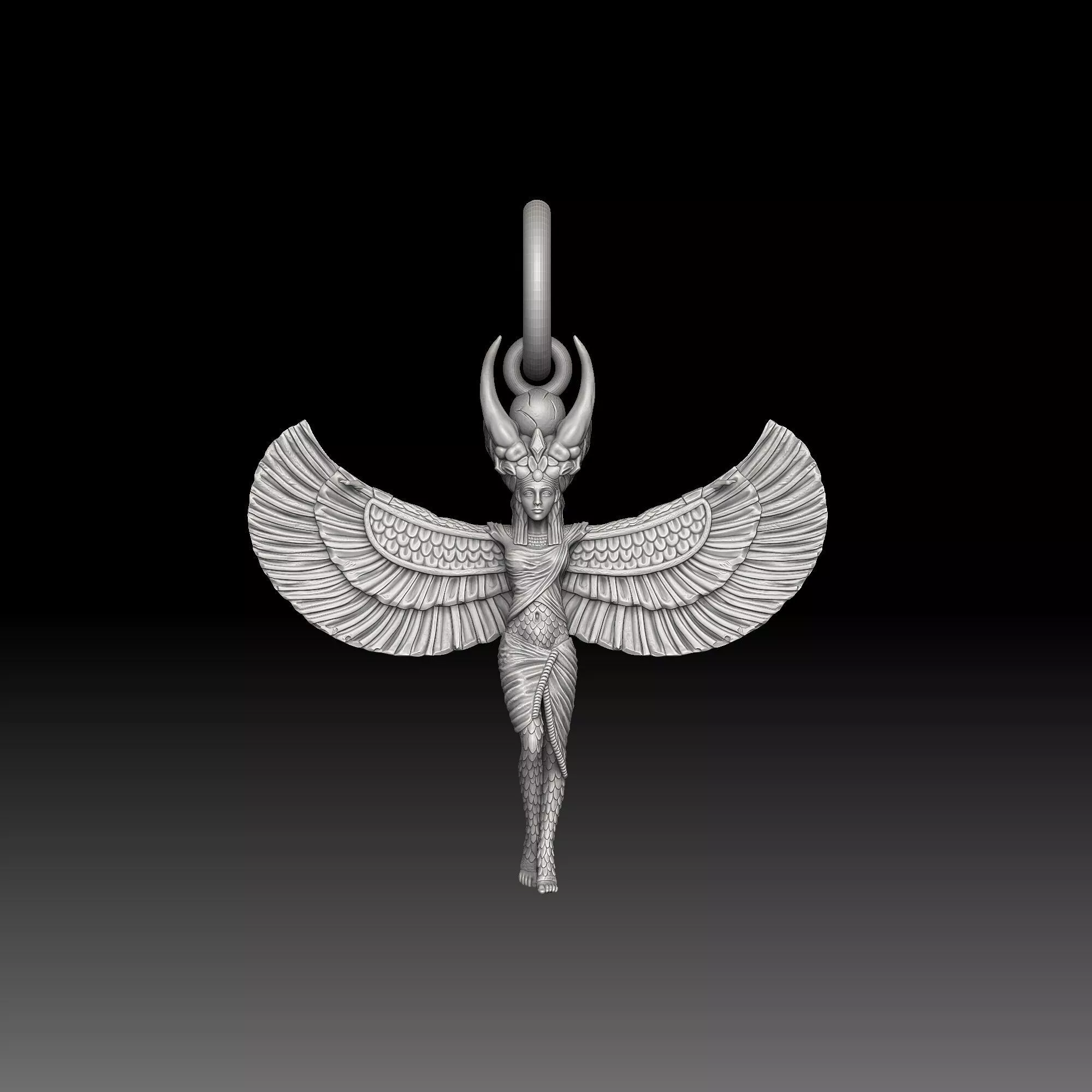 Silent Luxury Pendants - one inch pendant 3D print model