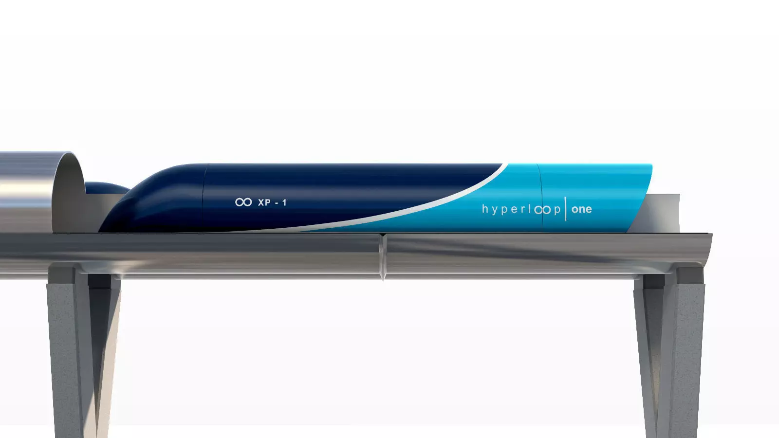 Hyperloop one XP-1 3D model_0