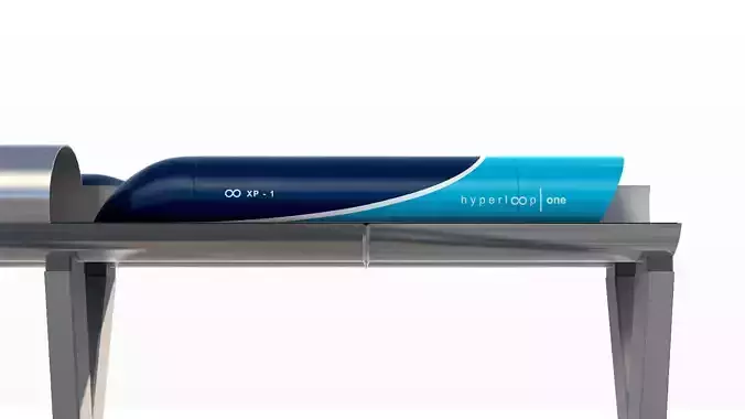 Hyperloop one XP-1 3D model