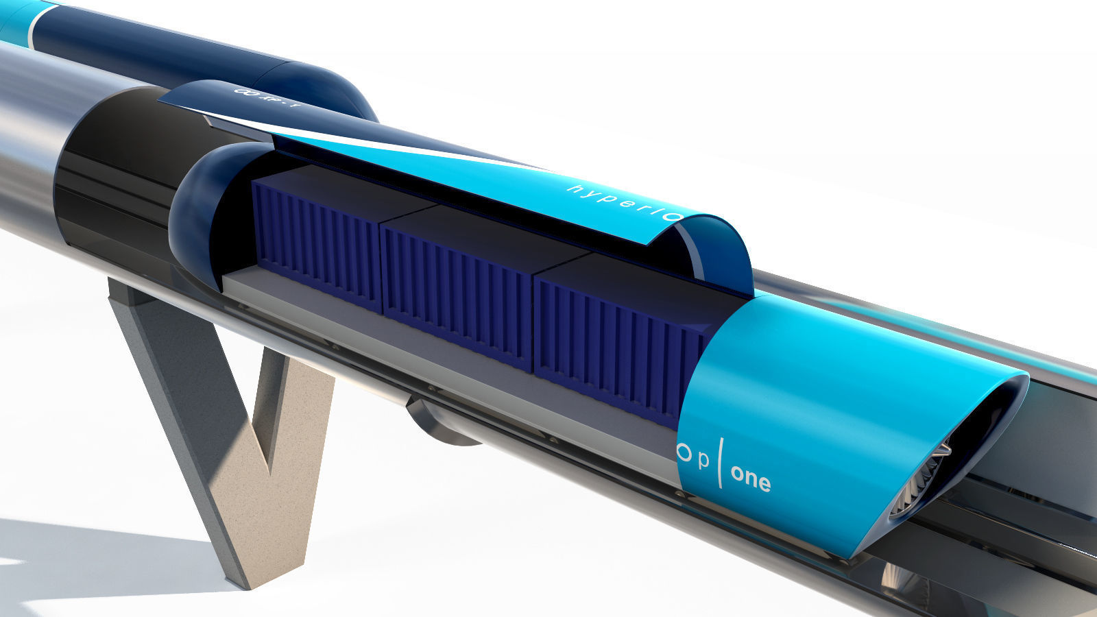 Hyperloop one XP-1 3D model_9