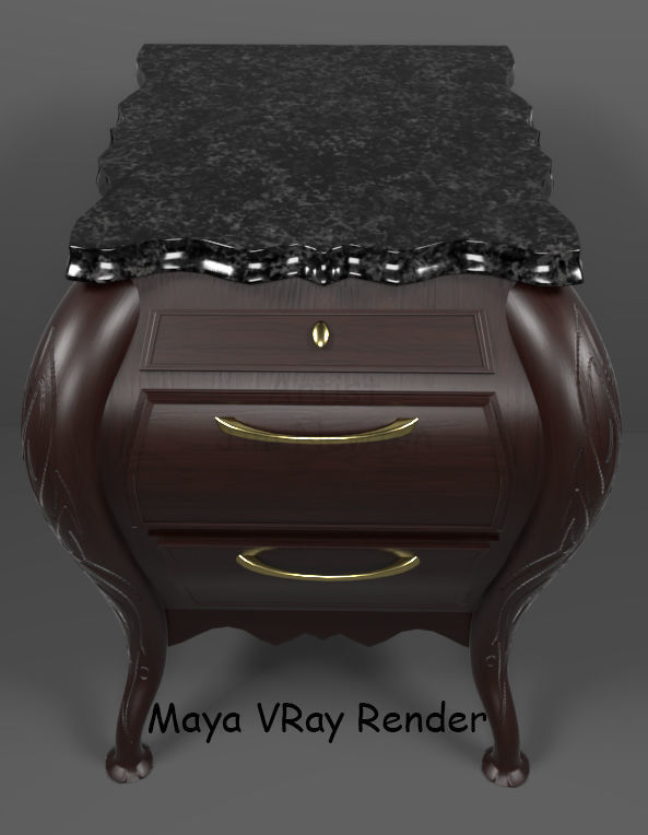 Night Stand 3D model_3