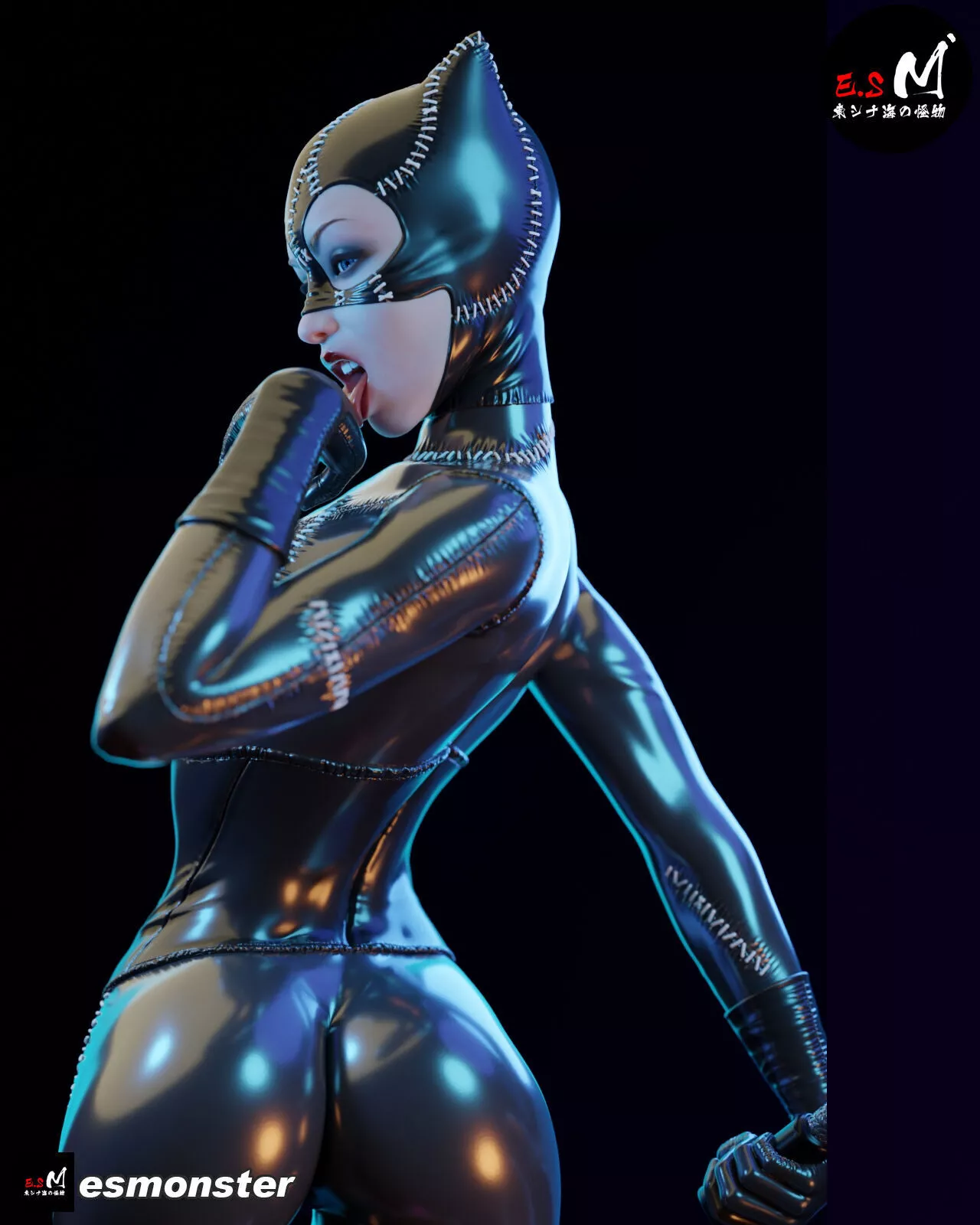 Catwoman by E S Monster 3D print model