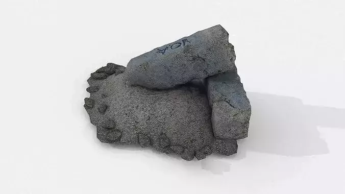 Fallen Classical Columns Fragments