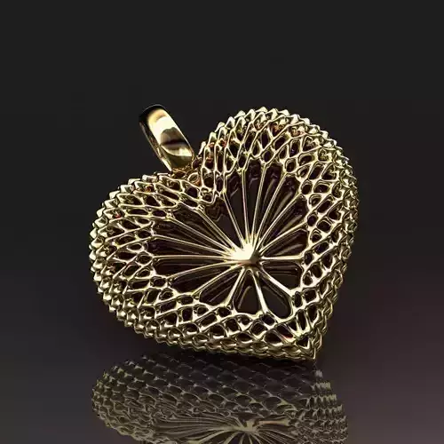 Heart pendant 007