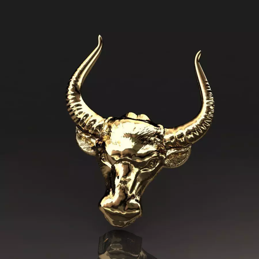 Gold bull 010 3D print model_0
