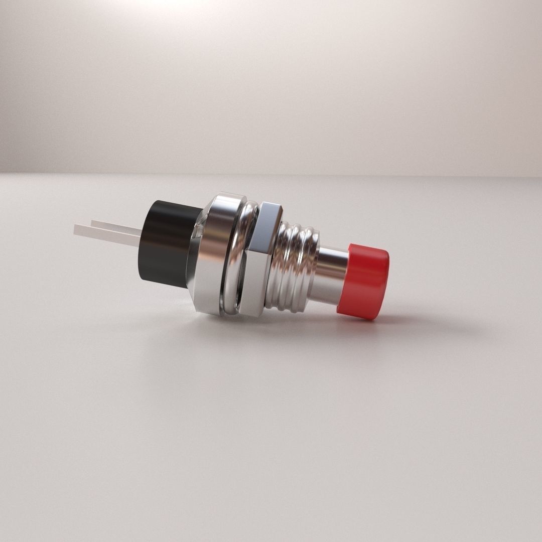 Push Button 3D model_1