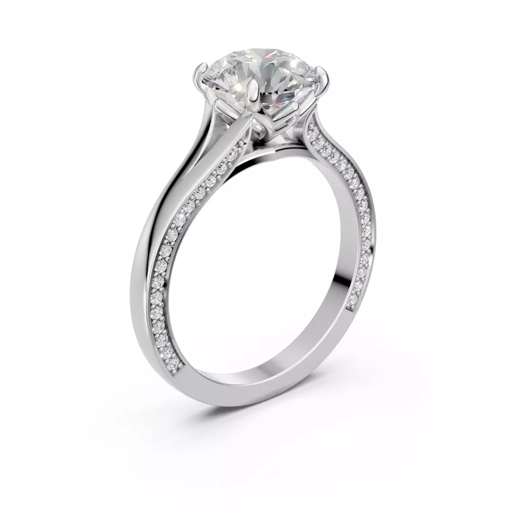 Tiffany Engagement ring 3D print model