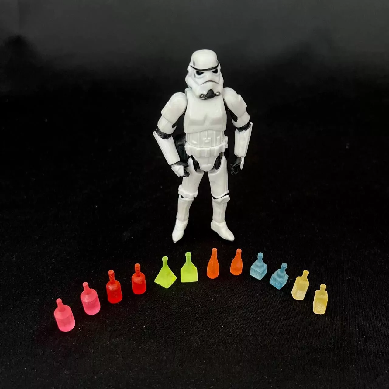 Sci-Fi Coloured Bottle Set 3D print model