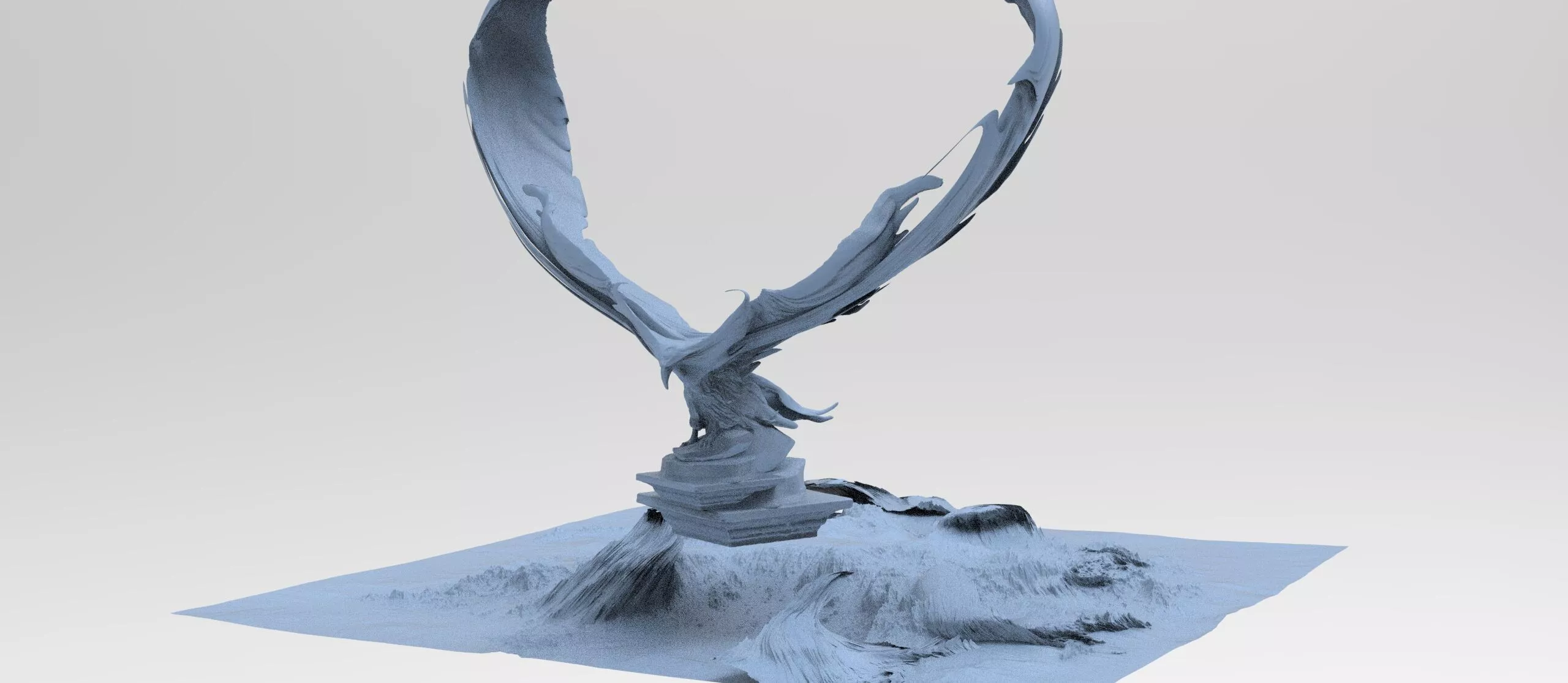 Golden eagle ground works site 2 3D model