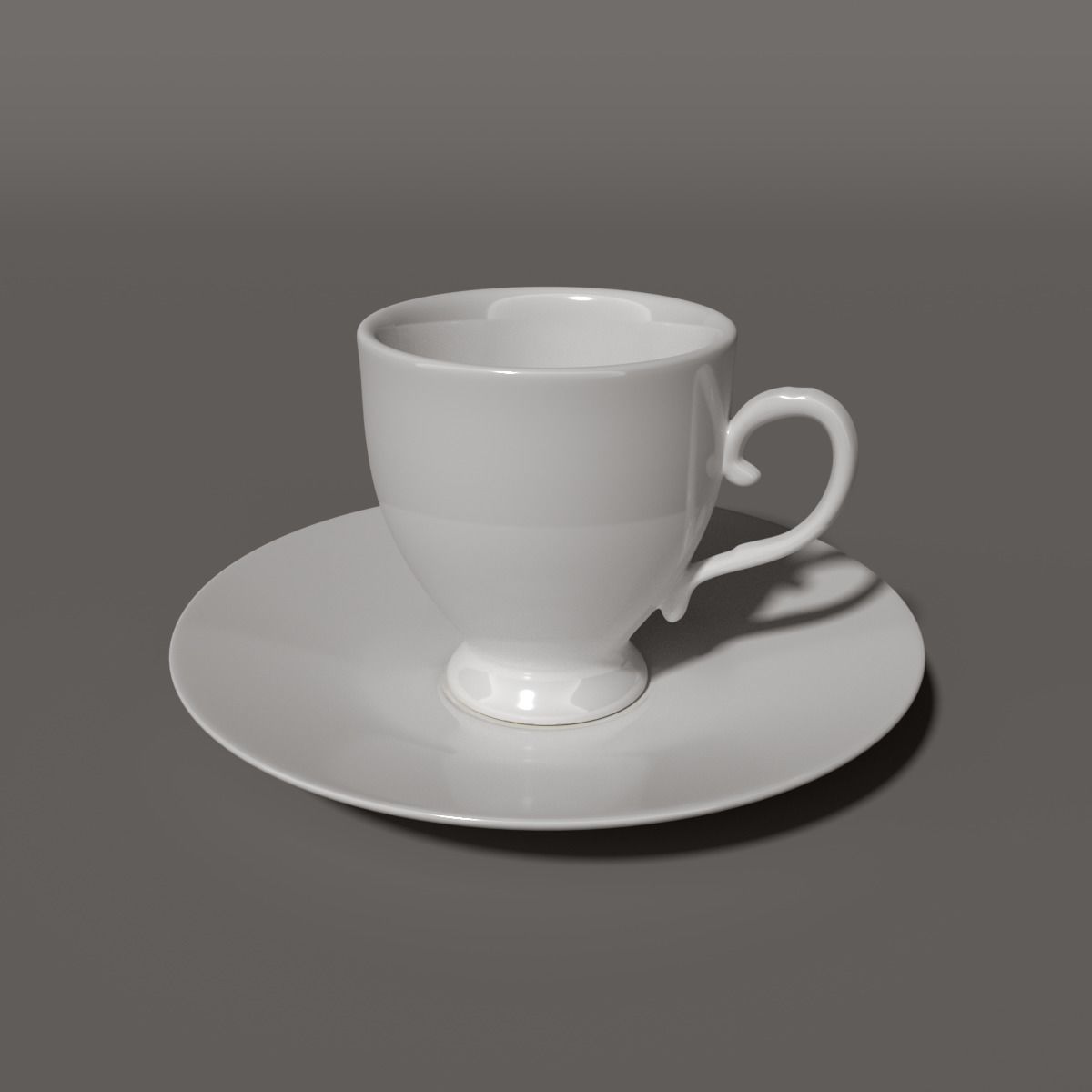 Tea Cup Free 3D model_0