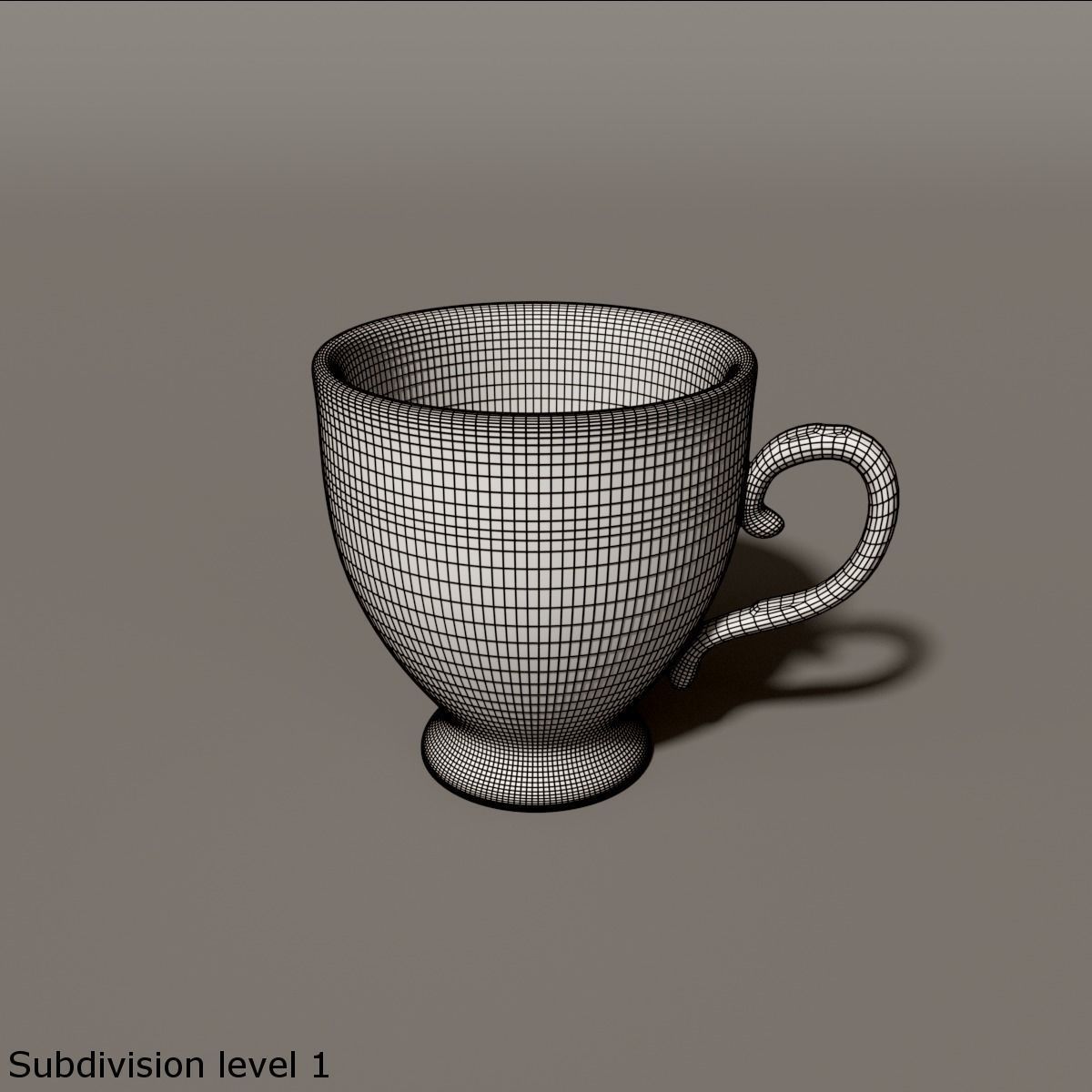 Tea Cup Free 3D model_7