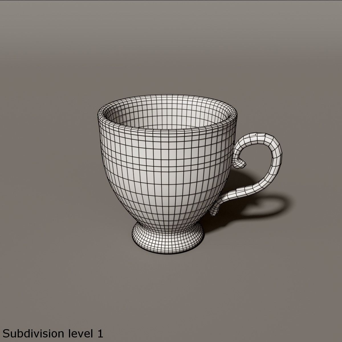 Tea Cup Free 3D model_6