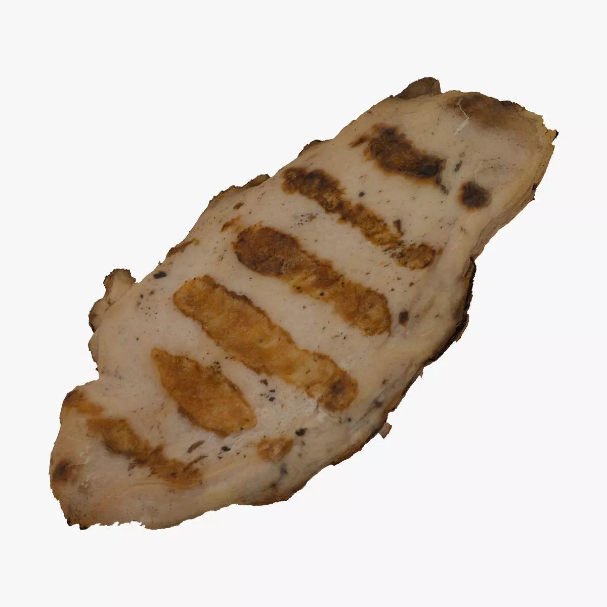 Grilled Chicken Fillet 01 RAW SCAN 3D model