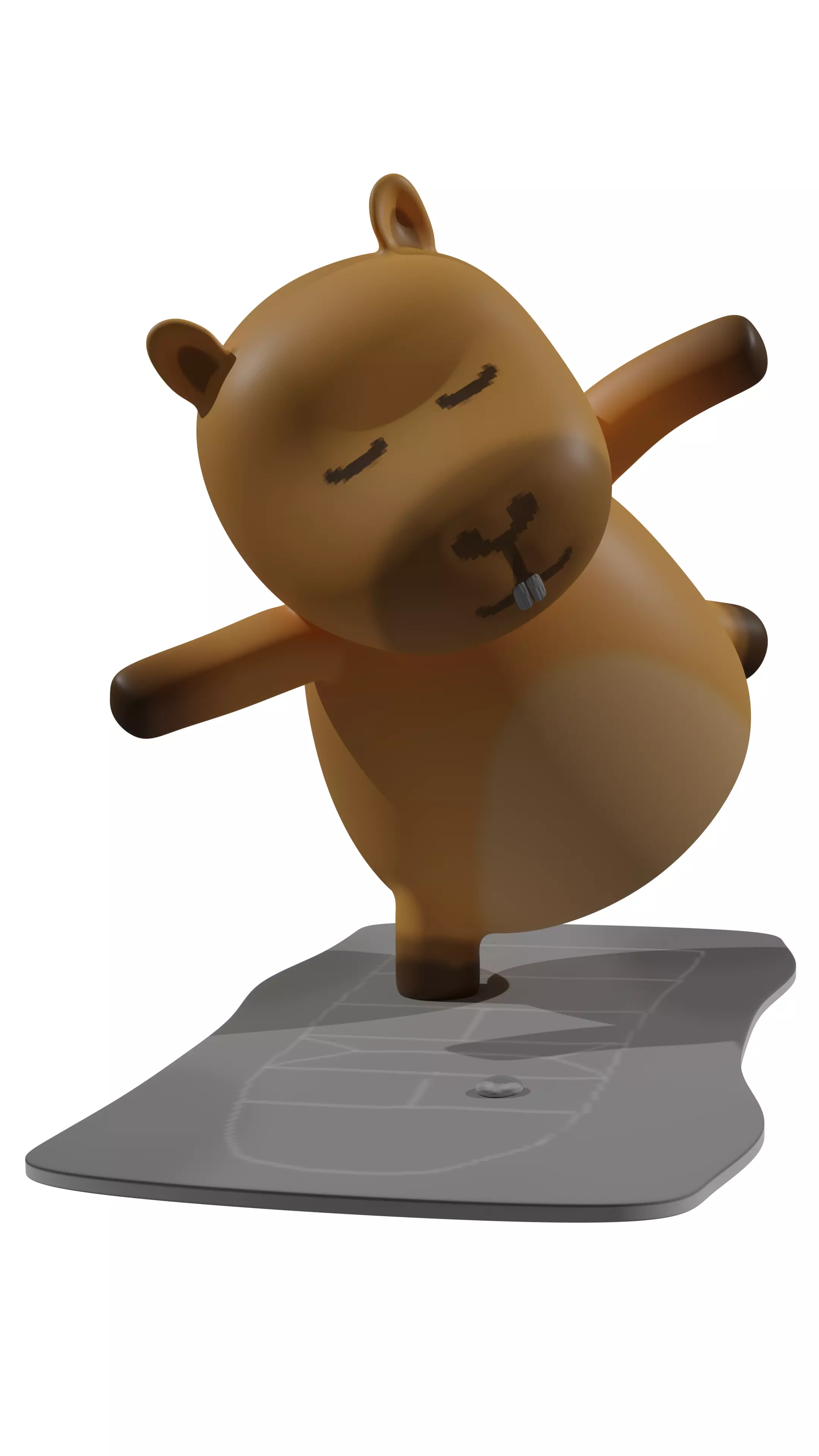 Piko Capybara 90s Filipino Childhood Game 3D print model