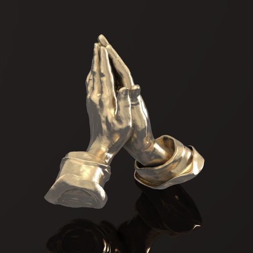 Praying hands 012 3D print model