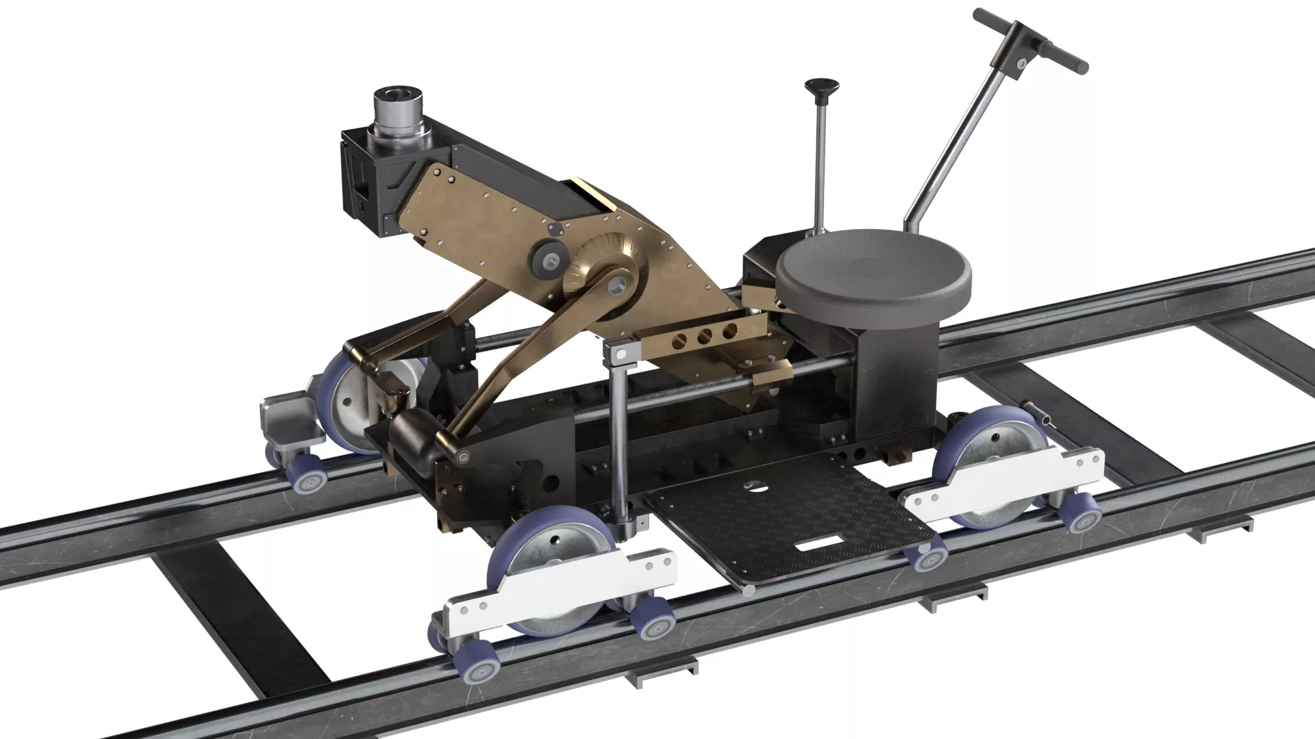 Cinetech Robin Camera Dolly and Accessories Low-poly 3D model