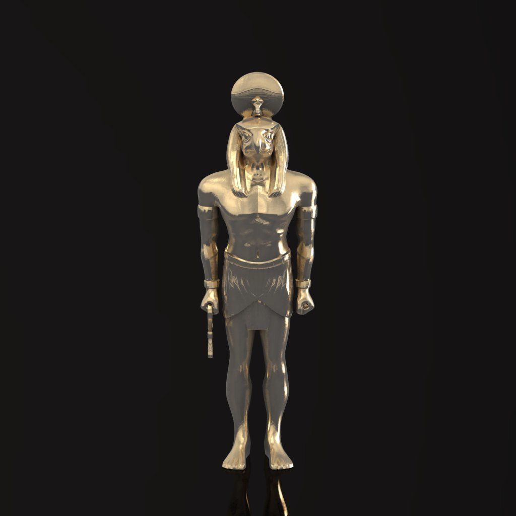 Egyptian god 014 3D print model_1