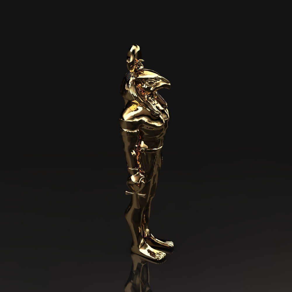 Egyptian god 014 3D print model_2