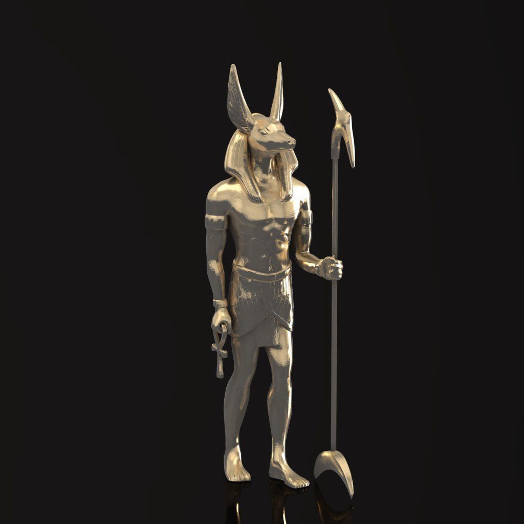 Egyptian god 016 3D print model_1