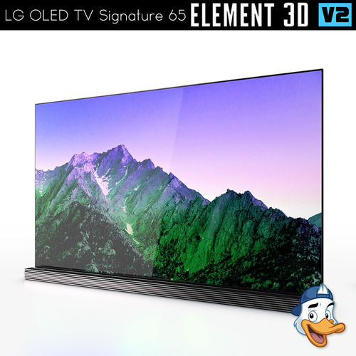 LG OLED TV Signature 65 for Element 3D 3D model