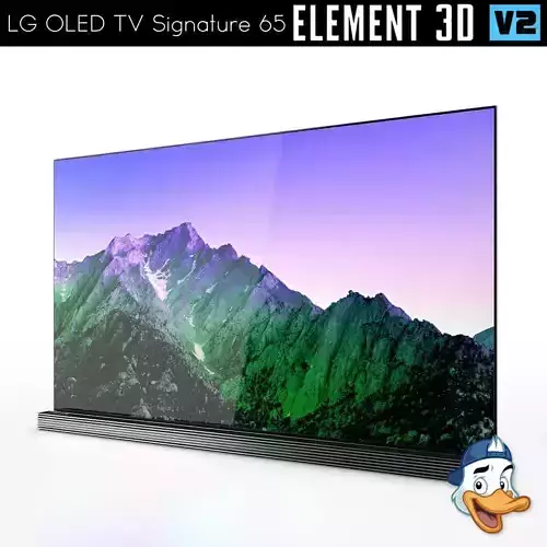 LG OLED TV Signature 65 for Element 3D