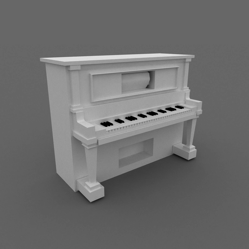 MusicHobbyPiano piano 3D model