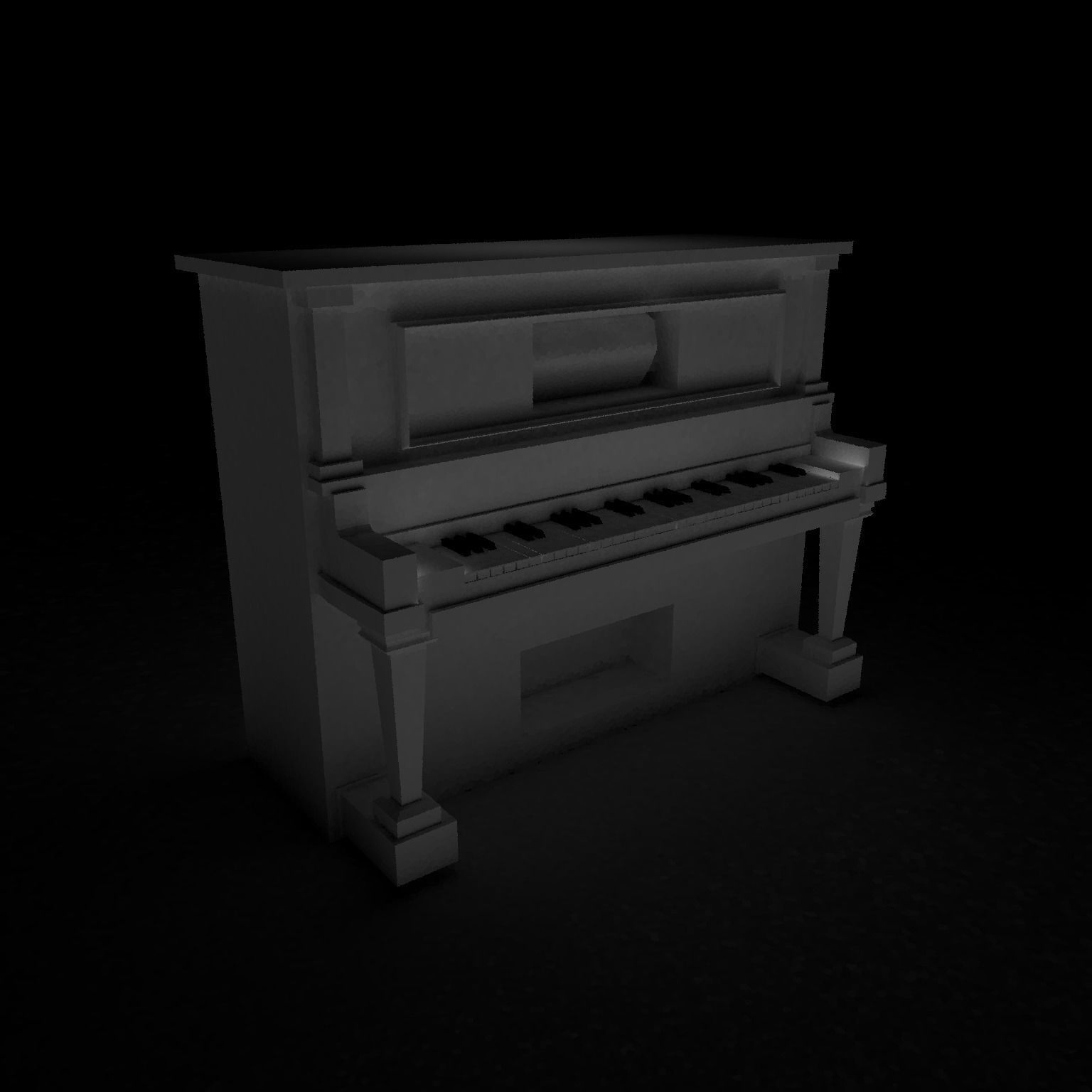 MusicHobbyPiano piano 3D model_1