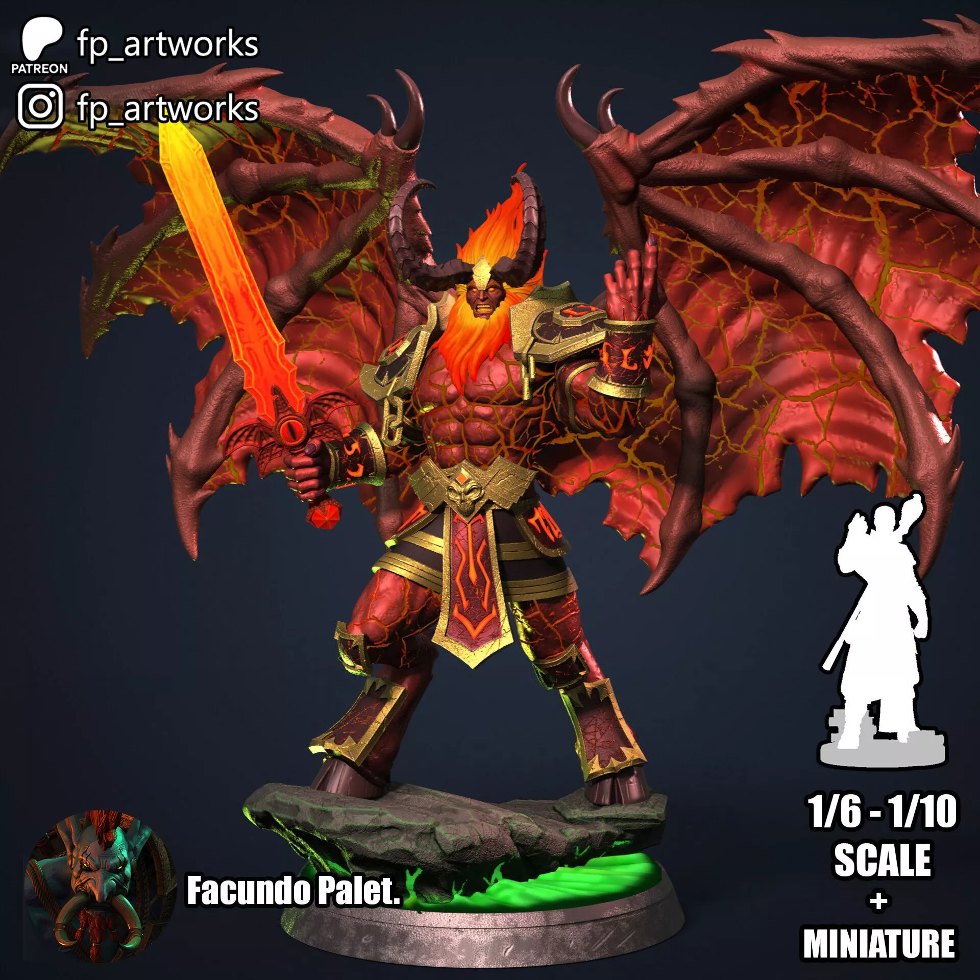 SARGERAS 3D MODEL 3D print model