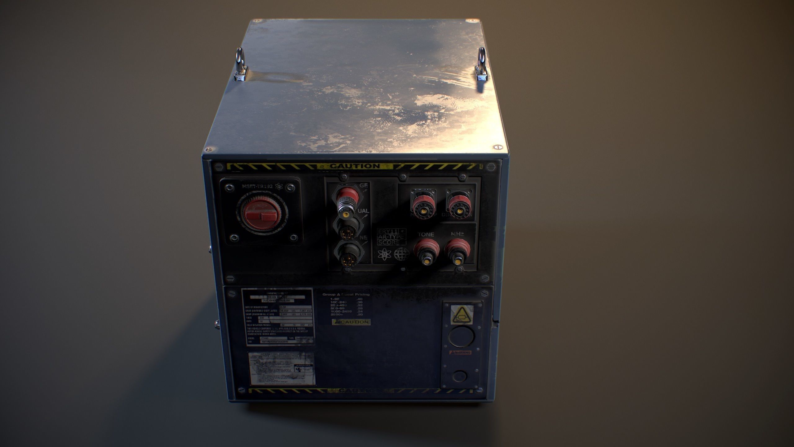 Lab Device - Game ready prop Free low-poly 3D model_3
