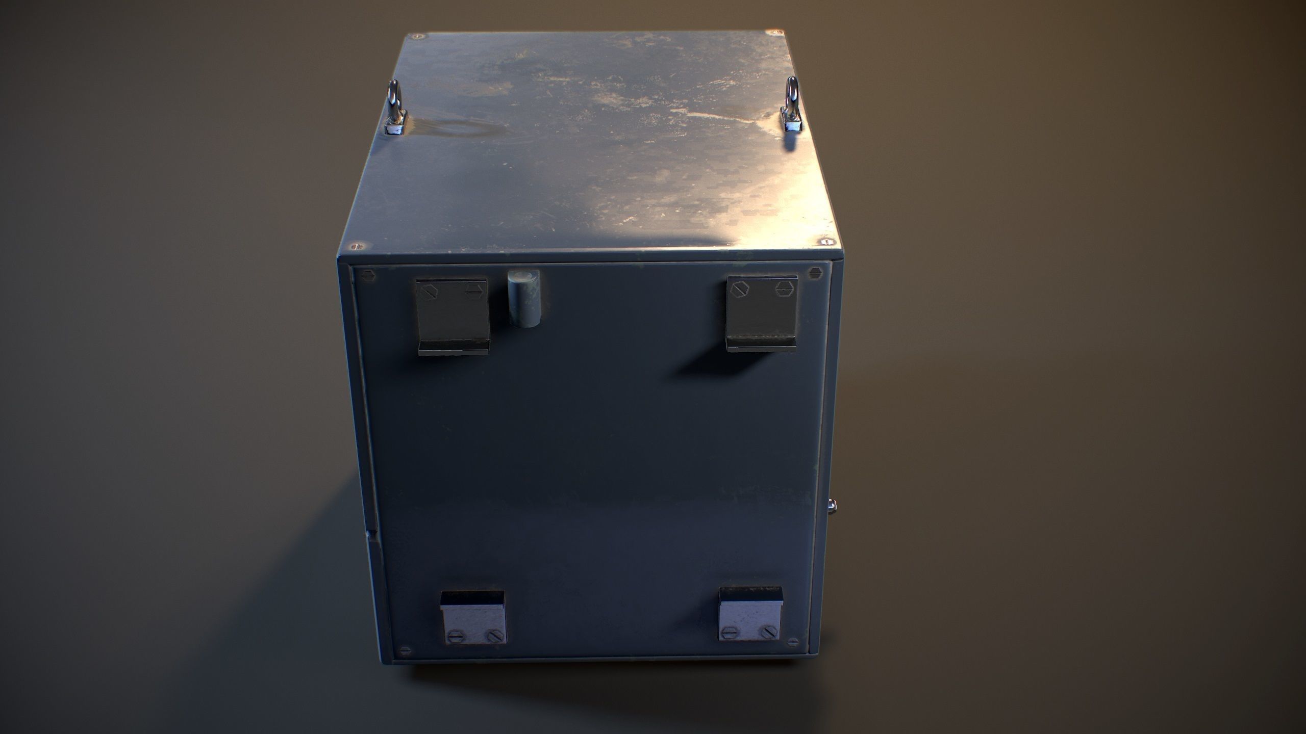 Lab Device - Game ready prop Free low-poly 3D model_8