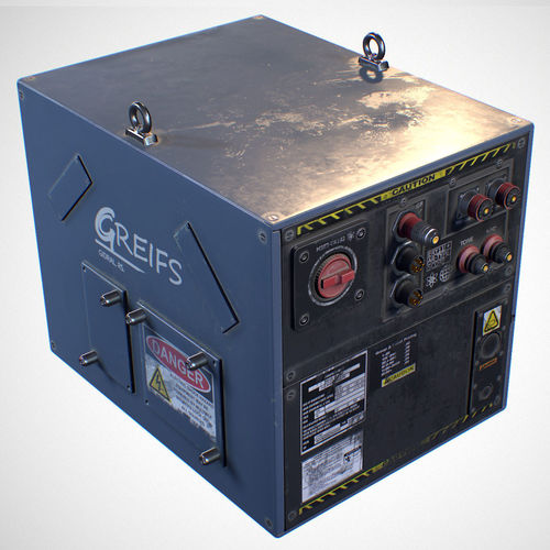 Lab Device - Game ready prop Free low-poly 3D model