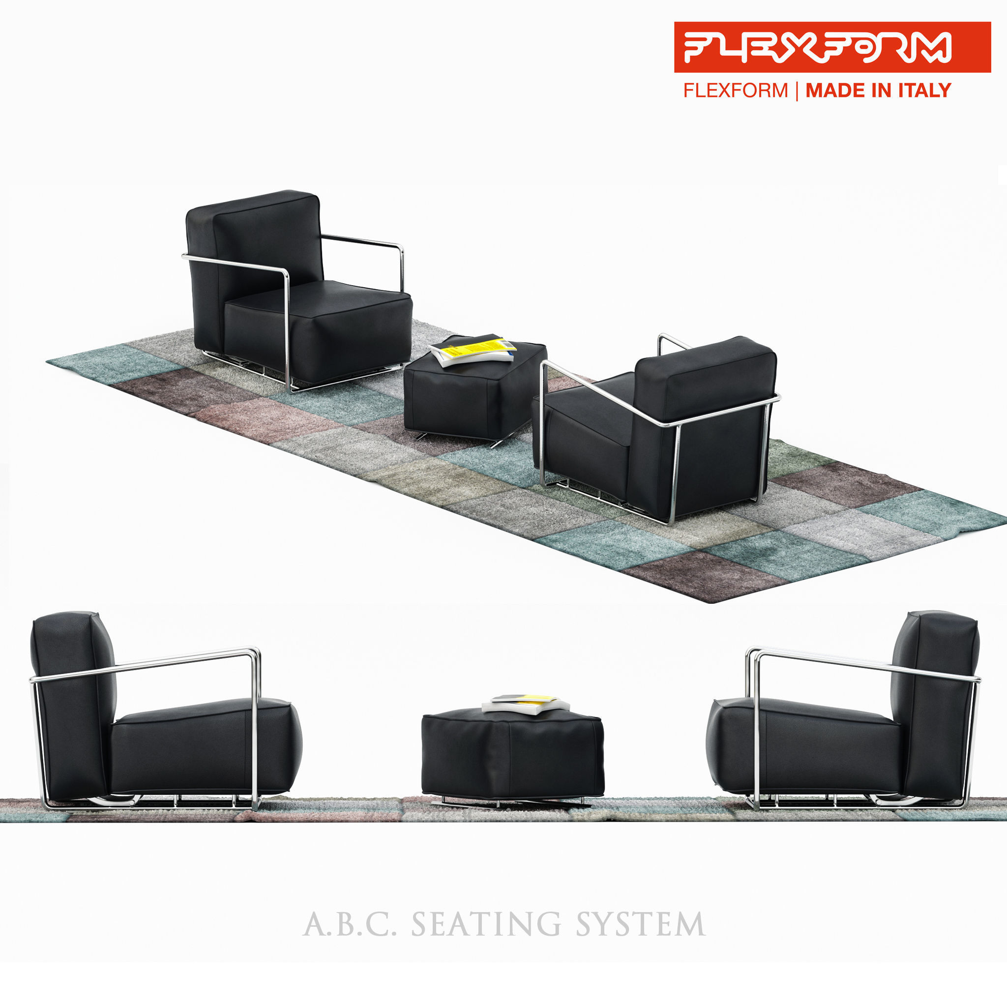 3D Flexform ABC set 3D model_1
