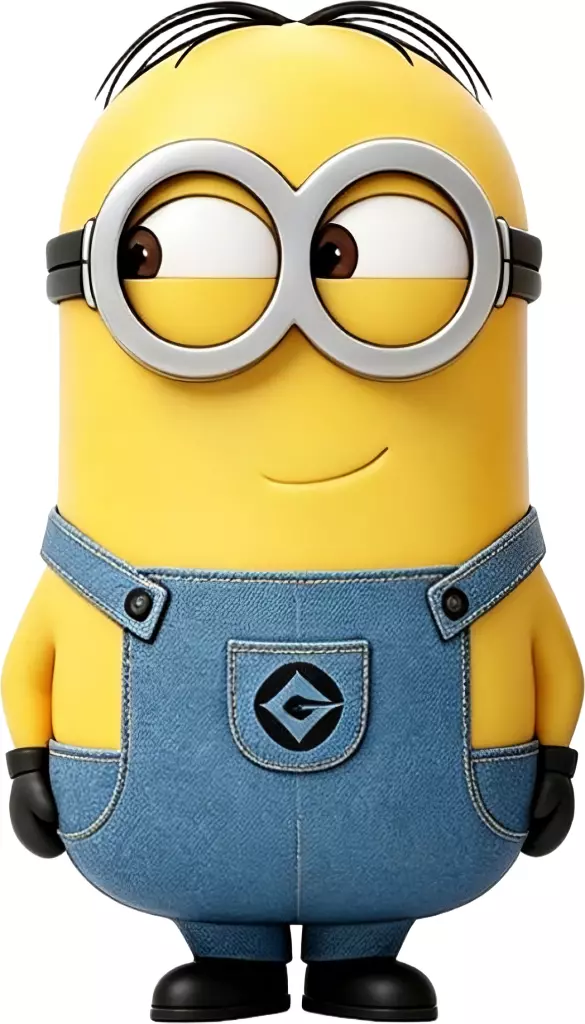 Original Yellow Cartoon Worker 3D Model STL OBJ FBX GLB 3D print model