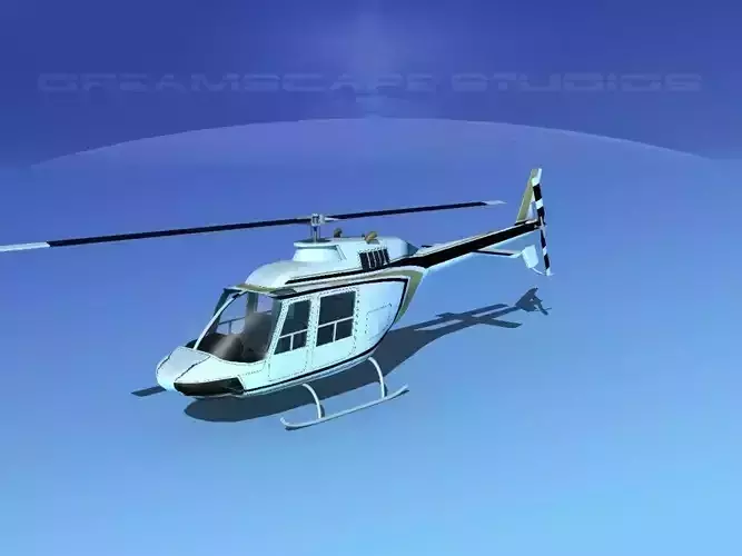 Bell 206 JetRanger V16 3D model
