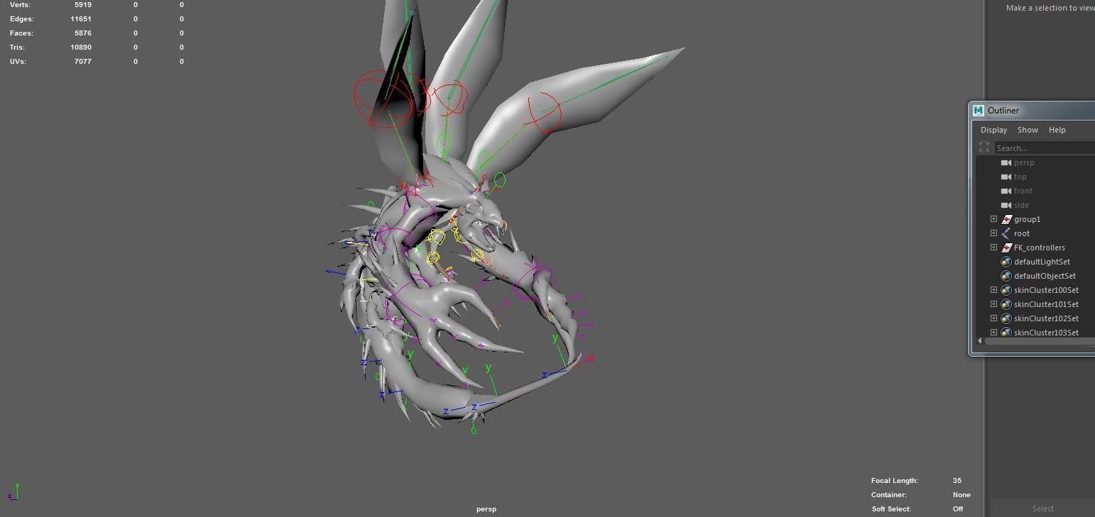 Flying carnivorous beetle Low-poly 3D model_25