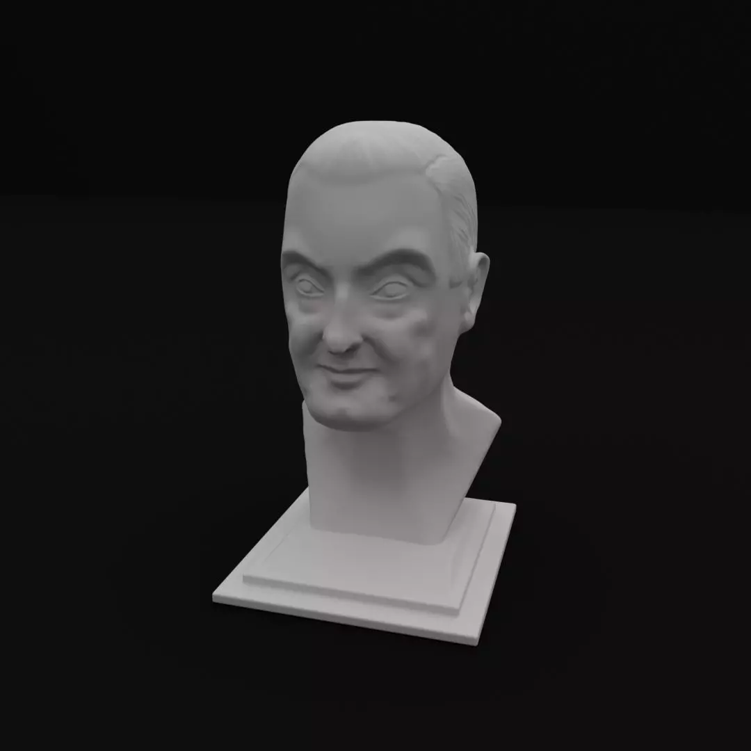 Antonio de Curtis sculpt - Printable bust 3D print model_0