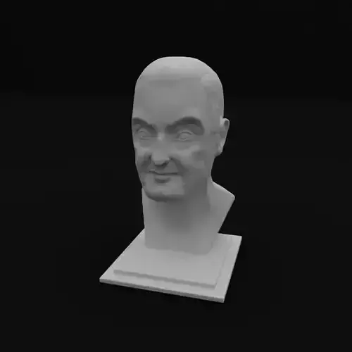 Antonio de Curtis sculpt - Printable bust 3D print model