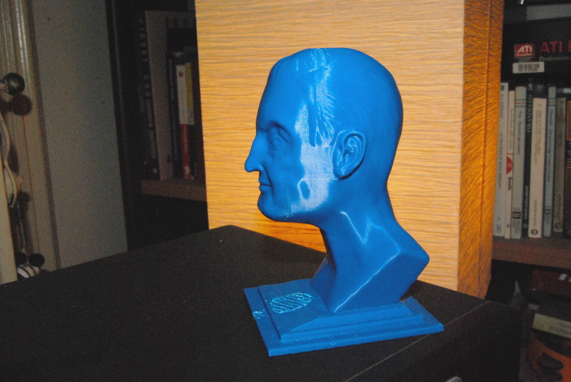 Antonio de Curtis sculpt - Printable bust 3D print model_4