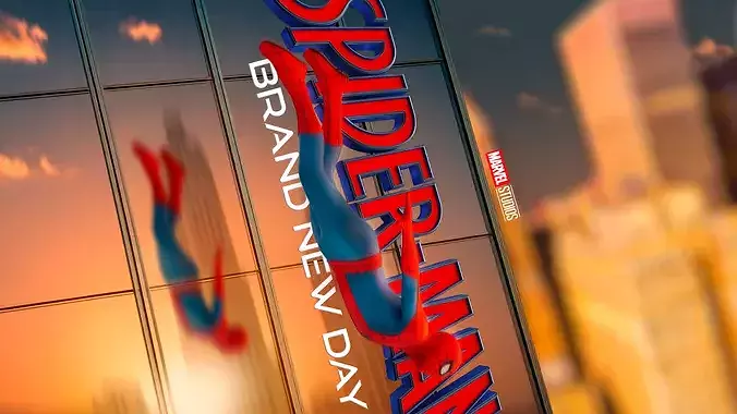 Spider-Man Brand New Day  Rigged and Textured 3D Character