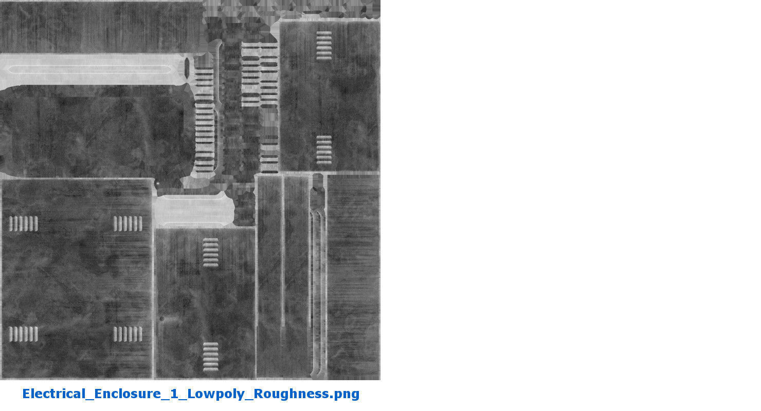 Electrical Enclosure 1 Lowpoly Low-poly 3D model_8