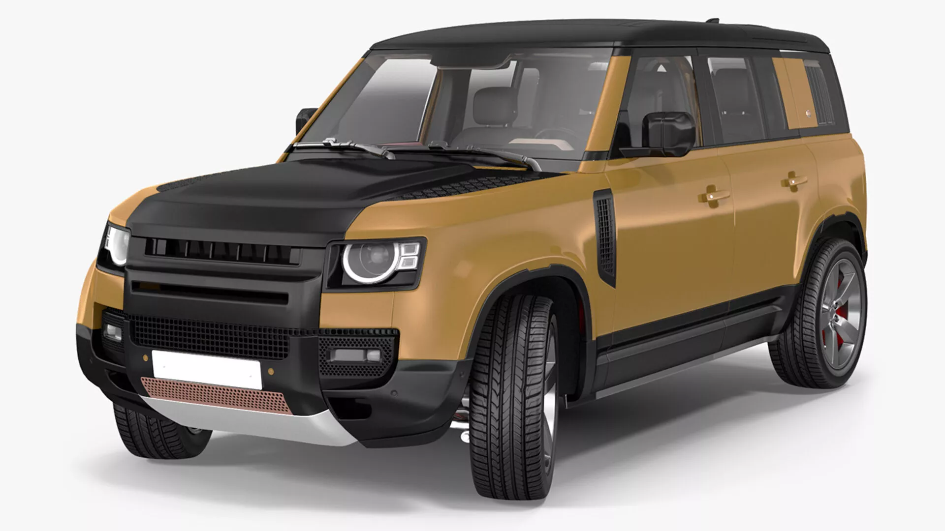 Comfortable SUV Rigged 3D model
