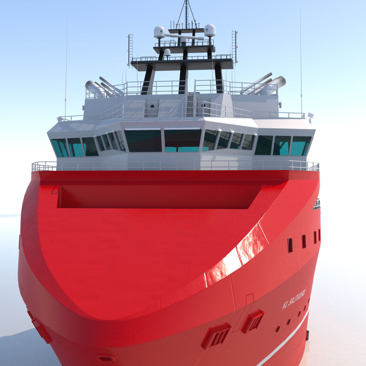 95 m AHTS Supply Vessel KL SALTFJORD 3D model_18