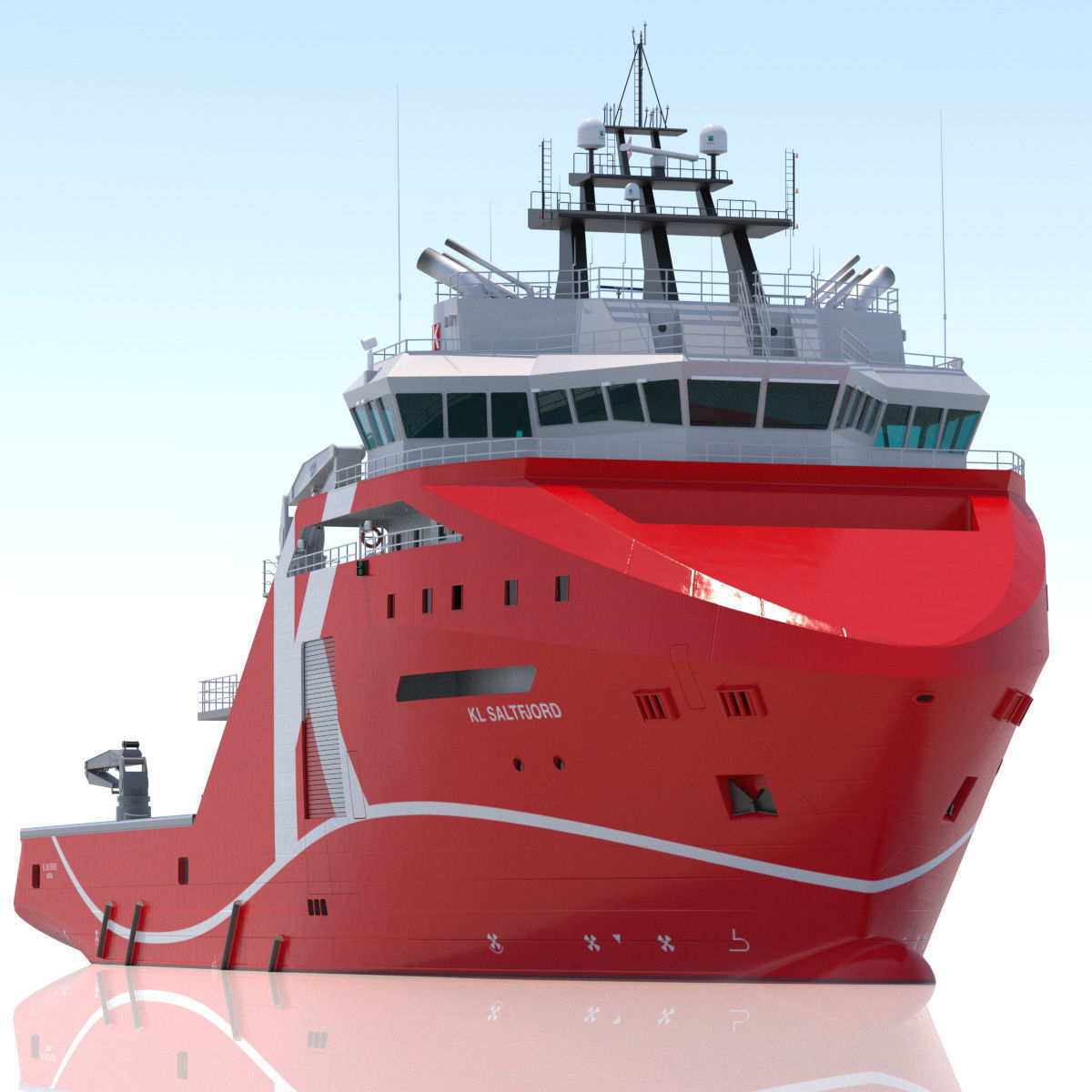 95 m AHTS Supply Vessel KL SALTFJORD 3D model_3