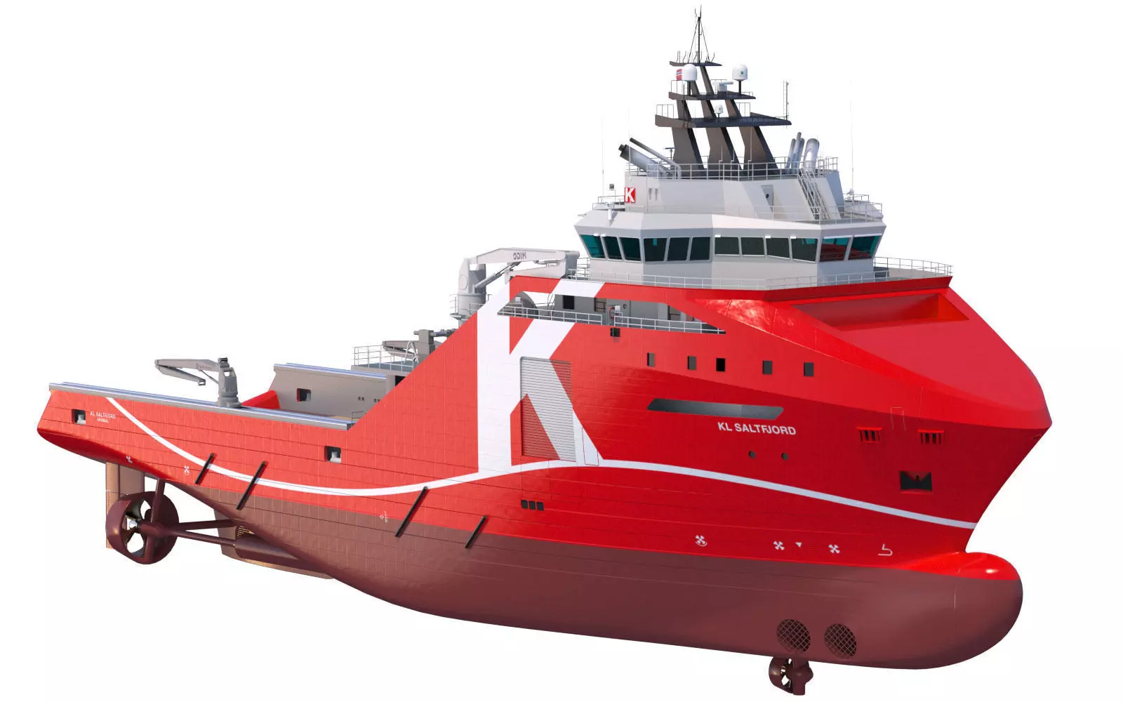 95 m AHTS Supply Vessel KL SALTFJORD 3D model_0