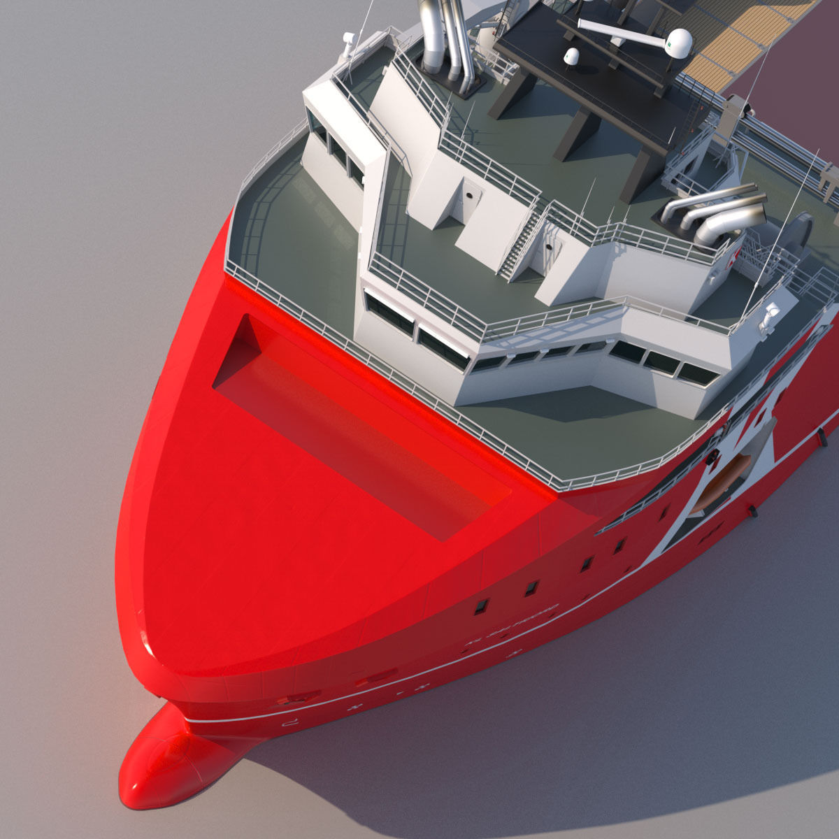 95 m AHTS Supply Vessel KL SALTFJORD 3D model_12