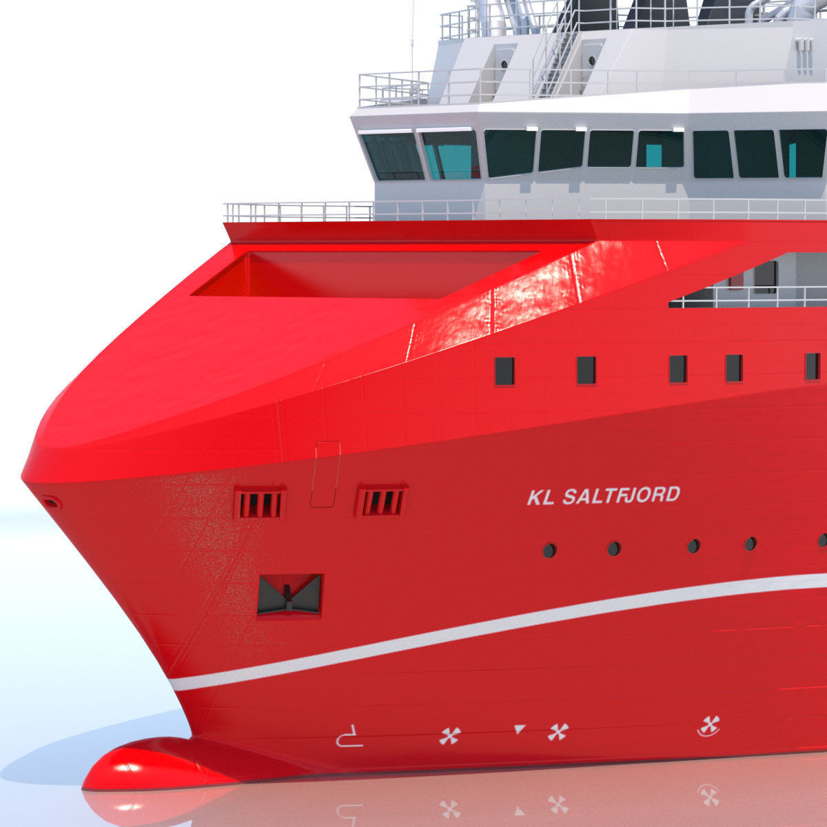95 m AHTS Supply Vessel KL SALTFJORD 3D model_11
